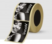 Etiquette adhésive personnalisable