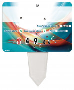 Etiquette de prix pour poissonnerie patte PVC