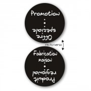 Etiquette discinfo tous commerces