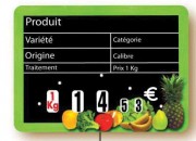 Etiquette magasin pour fruits et légumes - Pique inox ou Grandes pattes