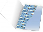 ?tiquette personnalisable adhésive