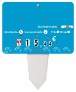 Etiquette poissonnerie à patte PVC cristal