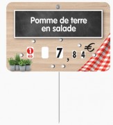 ?tiquette pour boucherie en pvc cristal