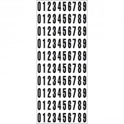 Etiquettes adhésives de chiffres - Boîte de 500