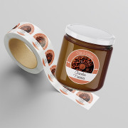 ?tiquettes adhésives pour pots de pâte à tartiner