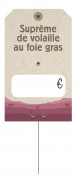 Etiquettes supême de volaille de foie gras