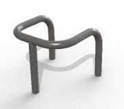 Etrier de protection Ø 60 mm - H.600 mm ou 900 mm - A sceller ou sur platine