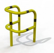 Etrier de protection industriel 3 pieds - L x l x H : 600 x 600 x 900 mm - Tube Ø 60mm