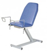 Fauteuil de gynécologie à sellerie tendue