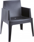 Fauteuil pour terrasse empilable box