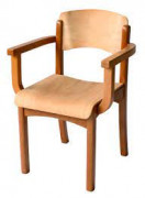 Fauteuil scolaire en bois
