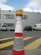 Feu de chantier à énergie solaire