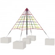 Pyramide de cordes - Age enfant 6+ - Hauteur de chute 1.5 m