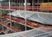 Filet de sécurité chantier