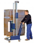 Filmeuse manuelle mobile a pré étirage