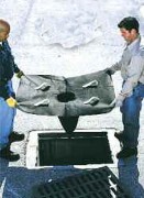 Filtre pour bouche d'égout anti pollution - Capacité 28 L