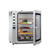 Four mixte à vapeur électrique avec hotte aspirante