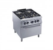 Fourneau à gaz à 4 feux vifs