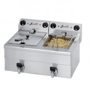 Friteuse electrique 2 x 10 L