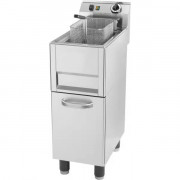 Friteuse électrique sur pied - Capacité de la cuve : 13 litres - Puissance : 9900 W - Tension : 400 V