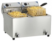 Friteuse professionnelle double