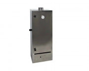 Fumoir à bois pour viande et poisson - En inox - Capacité : 3 niveaux - Fumage à froid ou à chaud