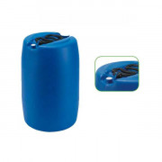 Fût avec poignées en plastique - 60L - L.399 x l.399 x H.609 mm - Bleu