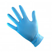 Gant nitrile non poudré bleu