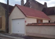 Garage accolé en béton