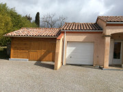 Garage annexe en bois - Surface 26 m2 - Double pente 19°