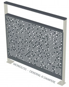 Garde corps d'extérieur grillagé - Largeur 1200 ou 2400 mm - Ht. 1100 mm