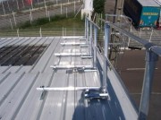 Garde corps en aluminium à 2 lisses