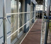 Garde corps pliable pour échafaudage - Intérieur et extérieur