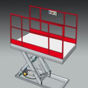 Gardes corps ( option pour table élévatrice )