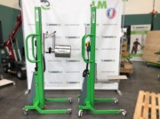 Gerbeur électrique pour bobine - Charge 80 à 600 kg - Ht. de levée 1520 à 2000 mm