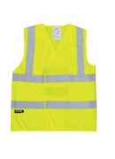 Gilet de signalisation fluorescent