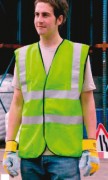 Gilet haute visibilité jaune