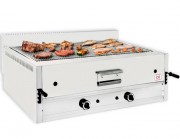 Grill à pierre de lave professionnel de comptoir - 1 ou 2 brûleurs