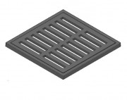 Grille pour fontaine à cadre B 125 - Dim. 400 x 400 mm