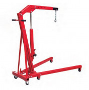 Grue d’atelier hydraulique repliable - Capacité 1 T - Hauteur de levée max : 2040 mm - 4 positions