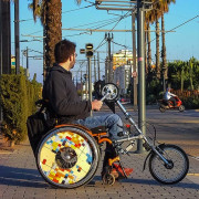 Handbike pliable