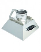 Hotte à baldaquin pour bras aspirant