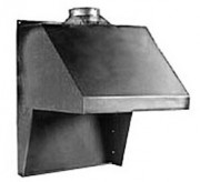 Hotte de forge pour convection naturelle d'une dimension de 700 x 700 x 950 mm