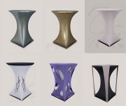 Housse stretch pour mange debout