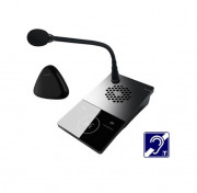 Interphone de guichet avec boucle magnétique