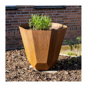 Jardinière acier Corten