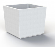 Jardinière de ville en béton carré