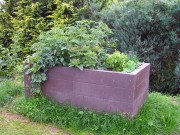 Jardinière potager plastique recyclé 190 cm L x 60 H