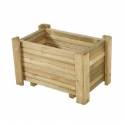 Jardinière rectangulaire en pin traité