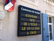 Journal lumineux LED sur mesure